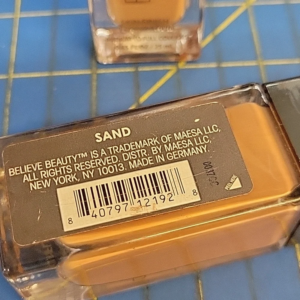 Believe Beauty Skin Finish Foundation 25ml New Bottle - Sand